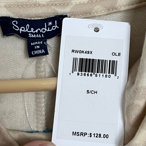 Splendid | Ultra Soft Leopard Print Cowl Neck Pullover Top Sweatshirt | Small - Picture 6 of 6